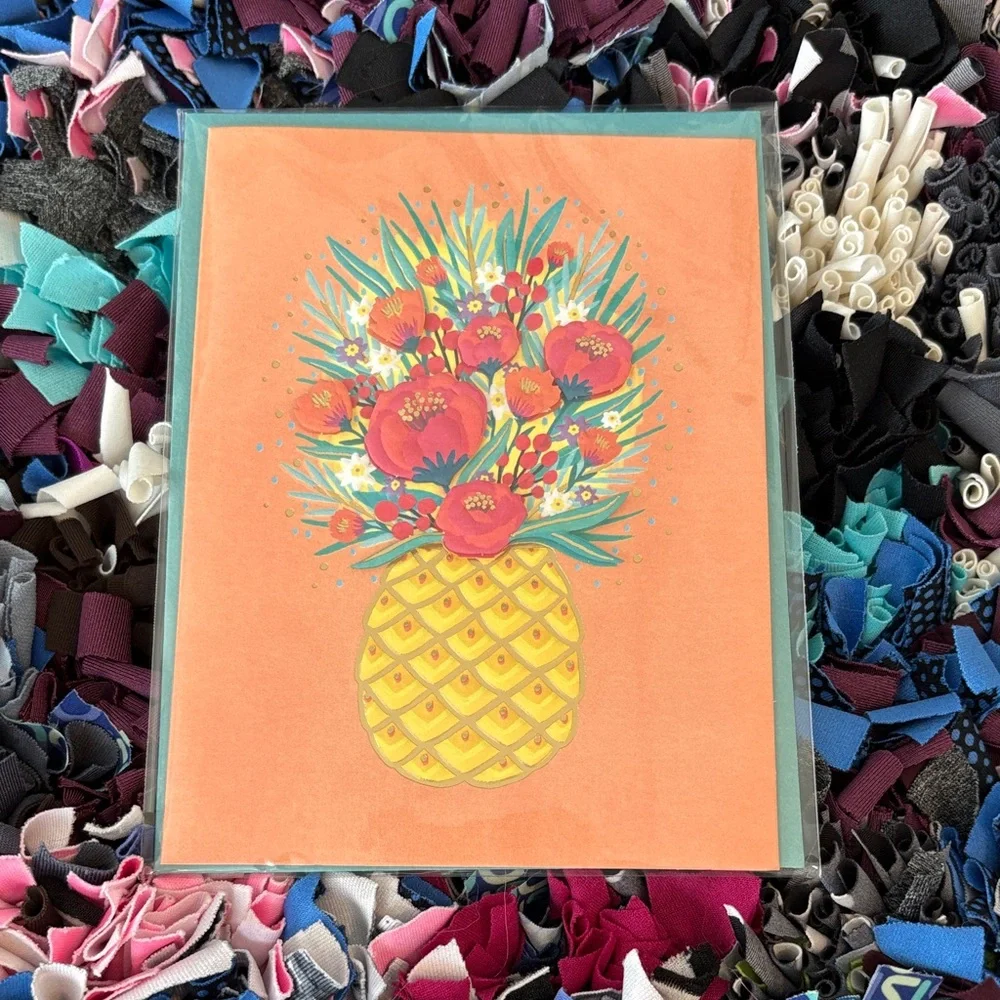 🆕Papyrus Pineapple Birthday Greeting Card